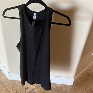Size 12 open back tank top from lululemon.